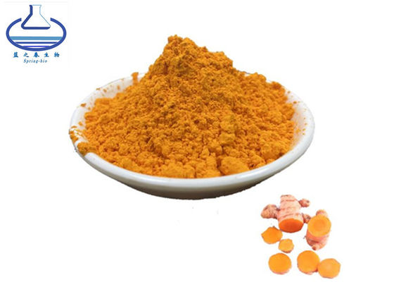Food Pigment Tumeric Extract Powder 95% Tumeric Curcumin Powder CAS 458-37-7
