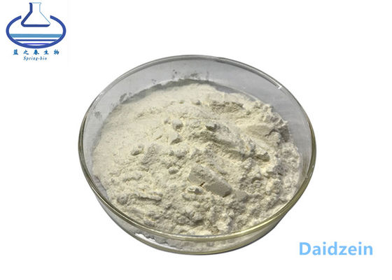 Daidzein 98% สารสกัดจากถั่วเหลืองสำหรับผิว CAS 486-66-8 Light Yellow Powder