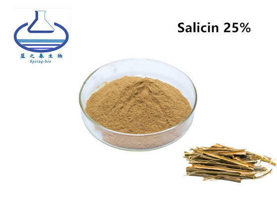 White Willow Bark สารสกัดจากชะเอมอินทรีย์ 138-52-3 Brown Fine Powder